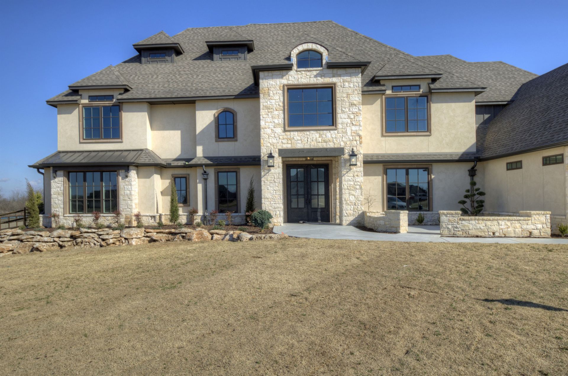 House with Hardscapes