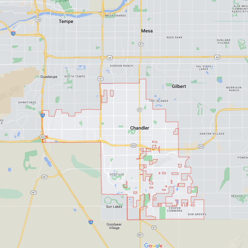 Chandler AZ Service Area