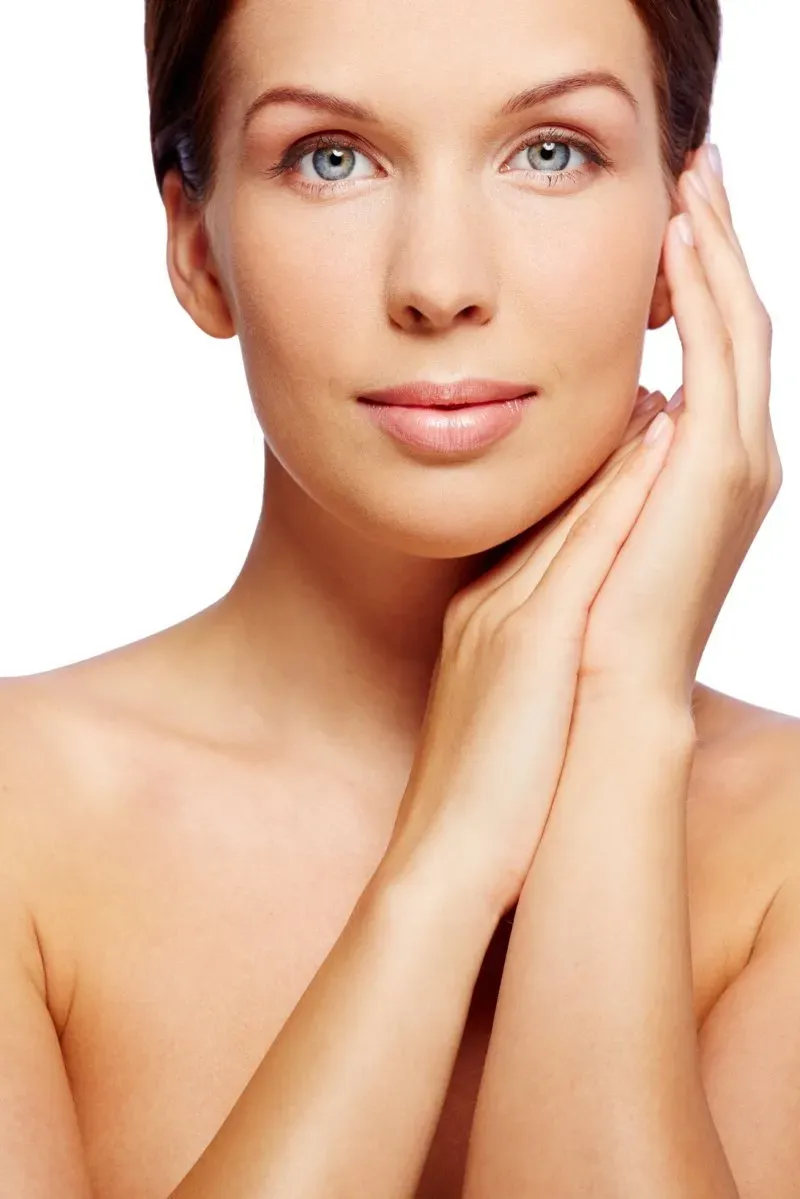 Visita dermatologica al viso