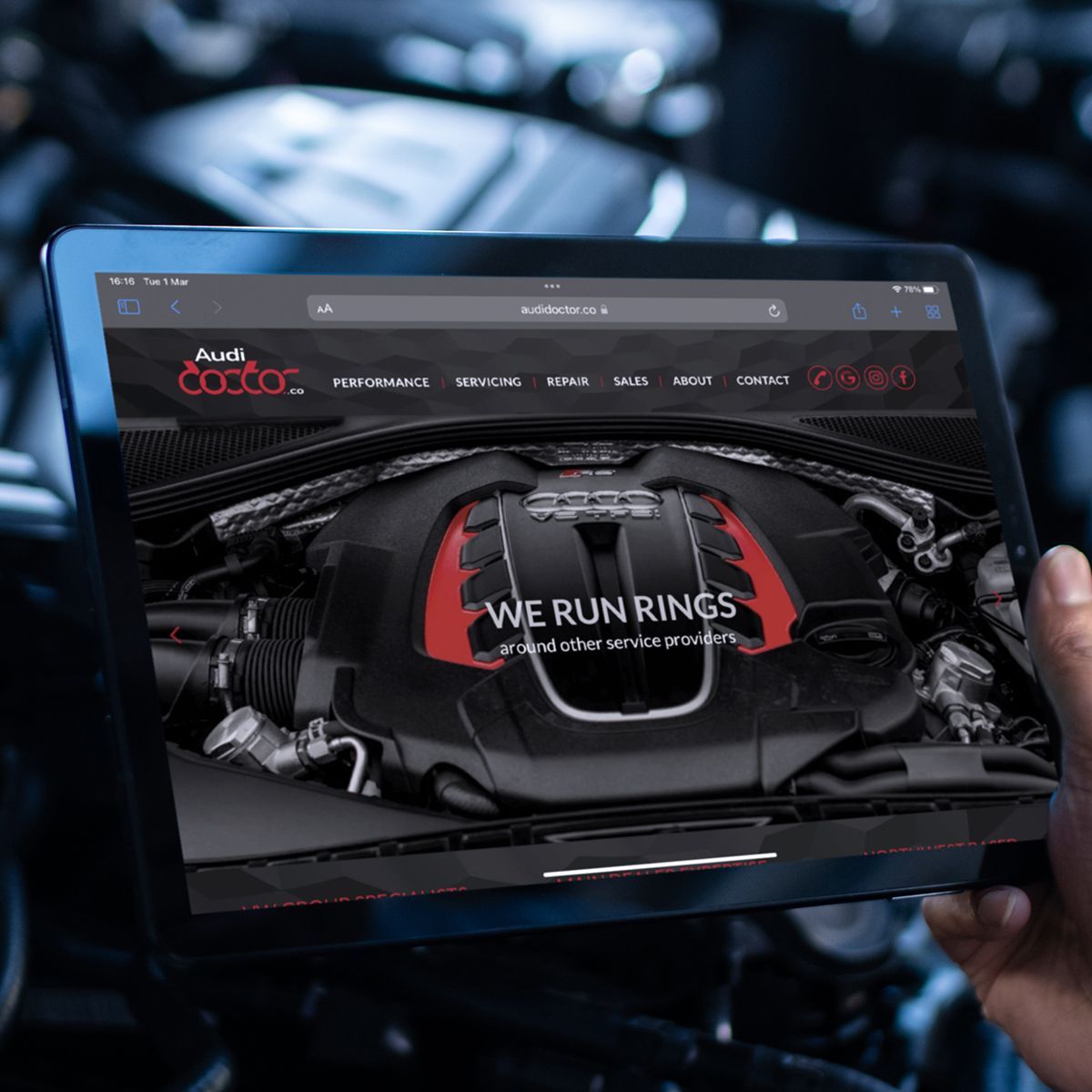 Automotive website design & development
