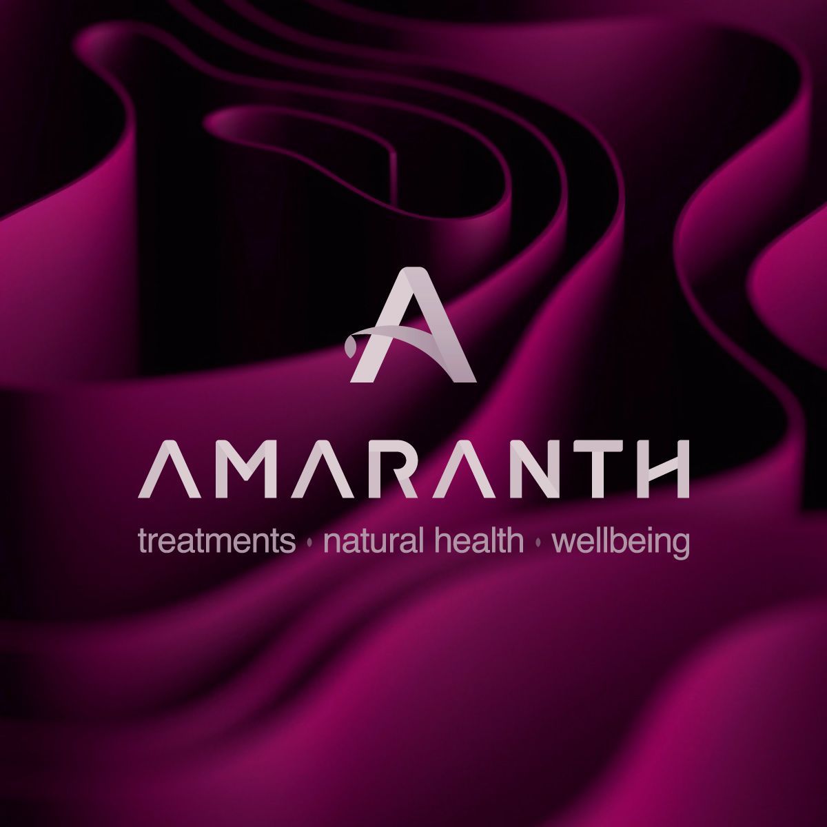 Amaranth Wellbeing brand naming & brand design