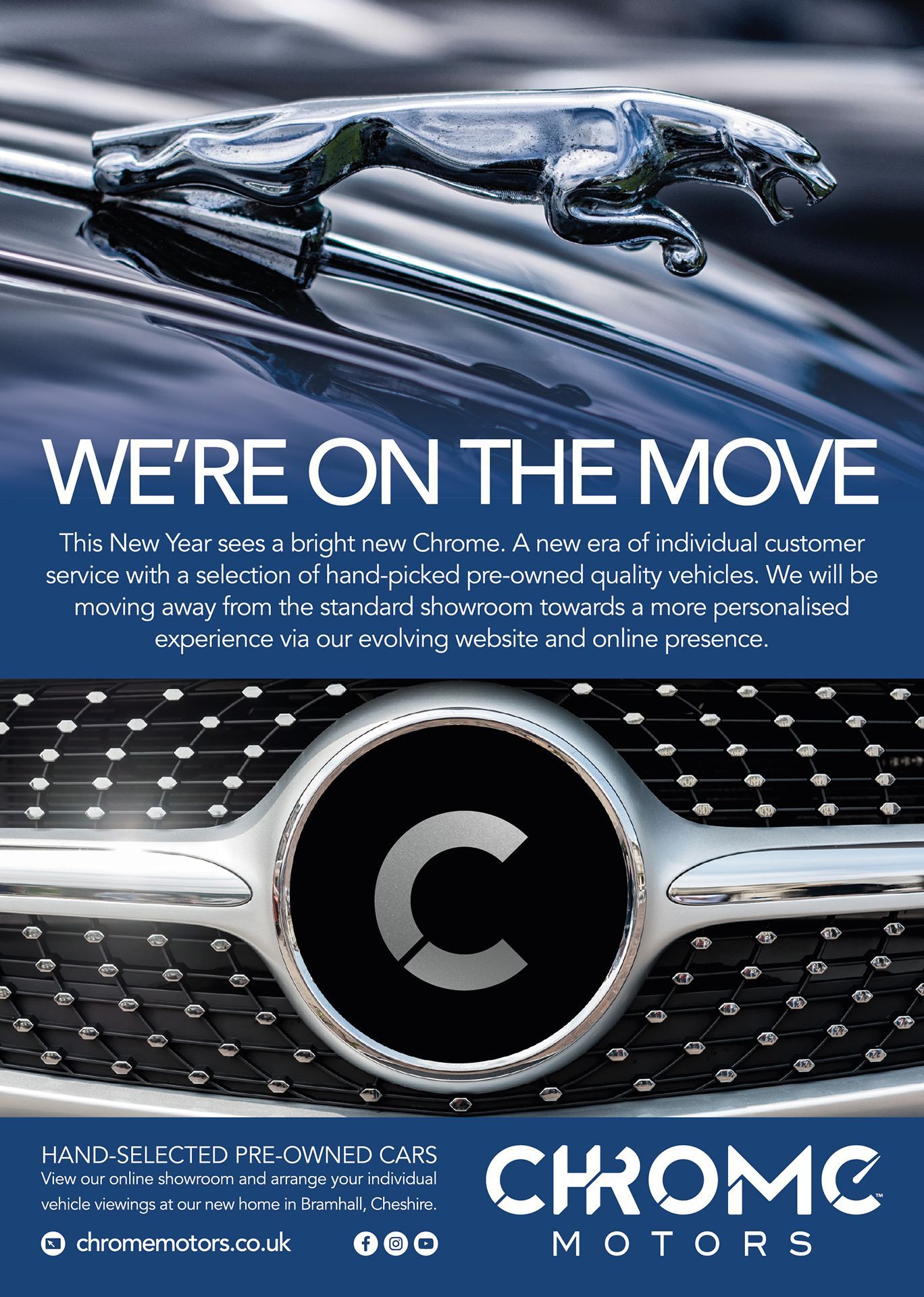 Car dealership advertising design