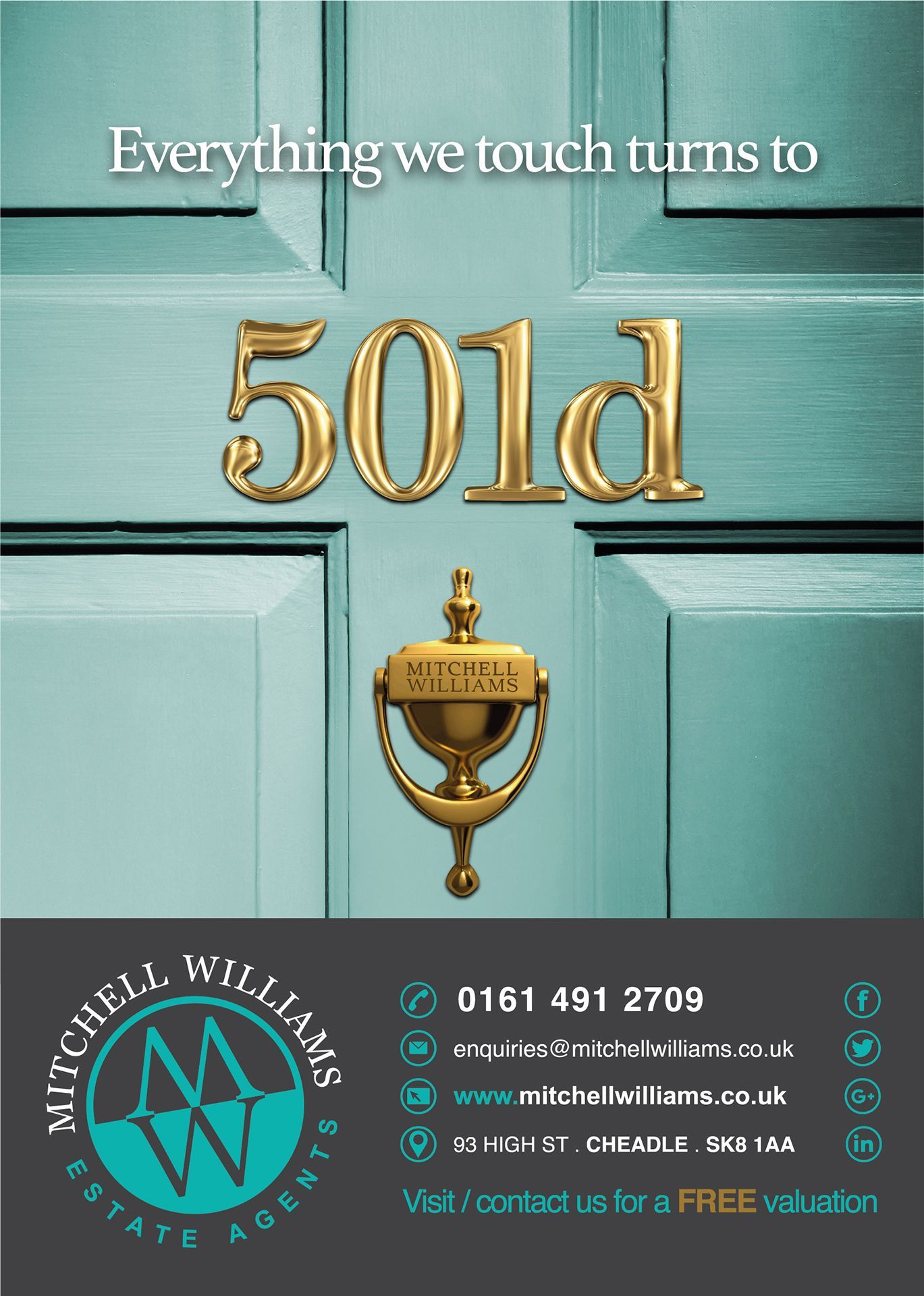 Estate agency advertising design