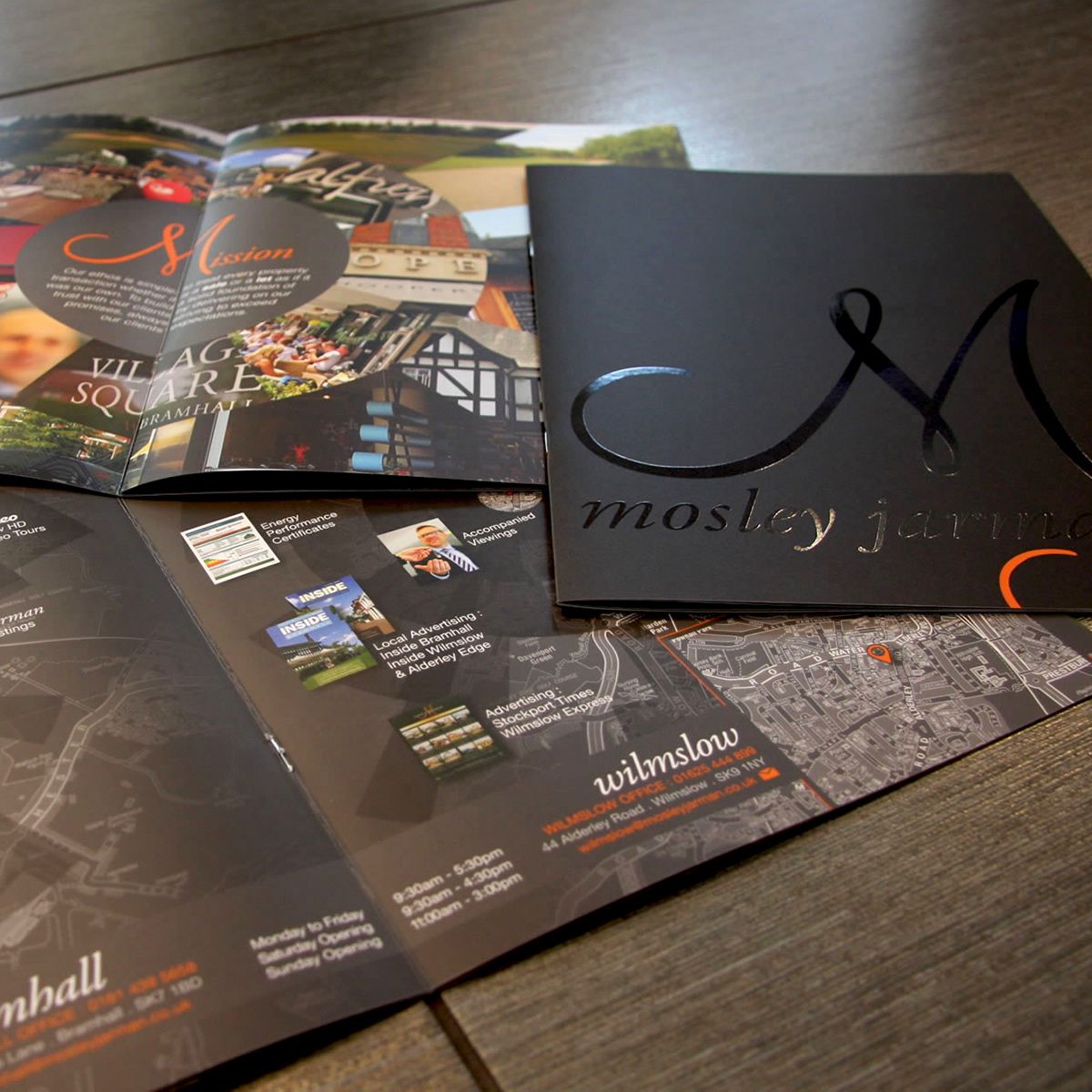 Estate agency brochure design & print
