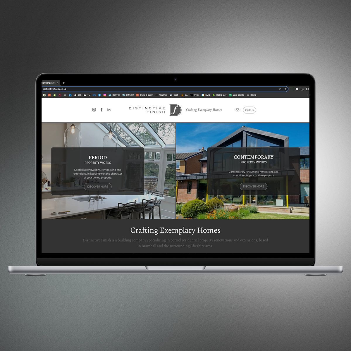 Construction website design & development