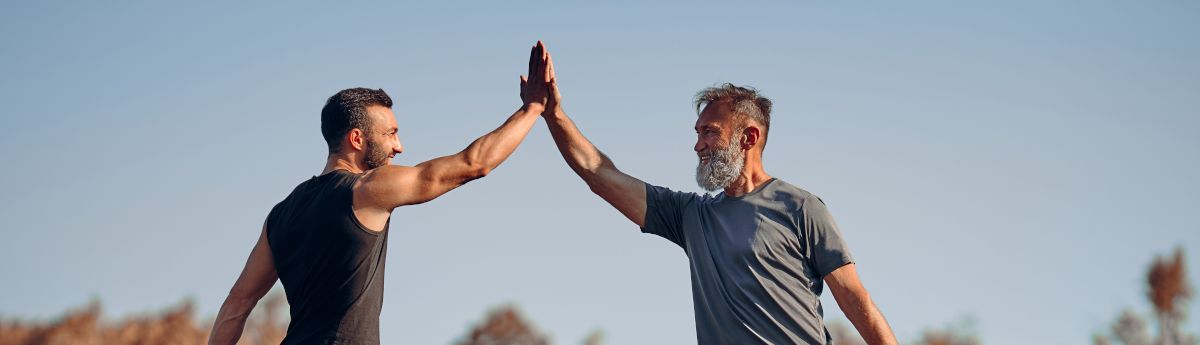 Two Men Clapping Their Hands | Little Rock, AR | TChase Healthcare Solutions