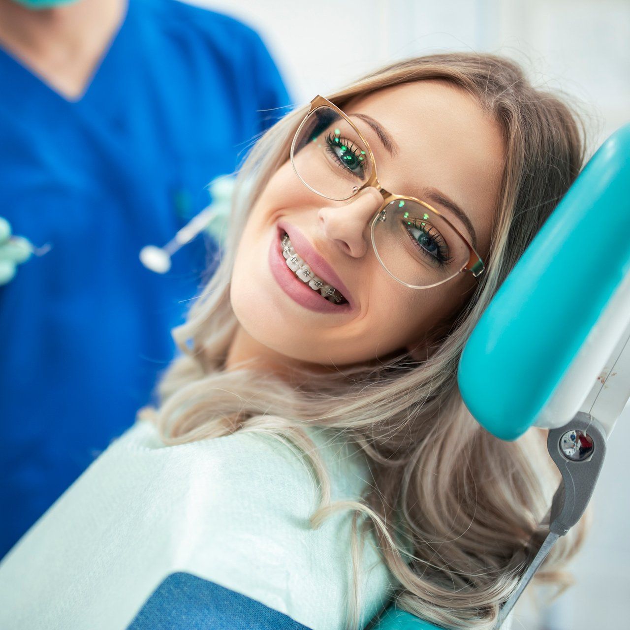 Happy Teenage Girl With Braces โ Frankfort, IL โ Brookside Dental Care Happy Teenage Girl With Braces โ Frankfort, IL โ Brookside Dental Care