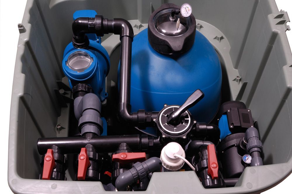 Installed Pool Filter — Water Equipment Service in Soldiers Point, NSW