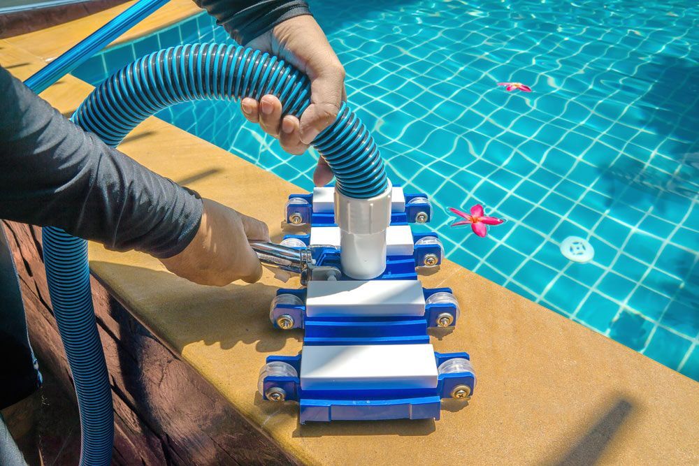 Pool Maintenance In Progress — Water Equipment Service in Soldiers Point, NSW