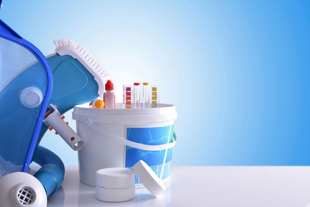 Chemical Cleaning Products And Tools — Water Equipment Service in Salamander Bay, NSW