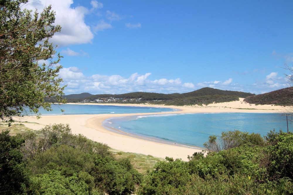 Sand Split On The Beach — Water Equipment Service in Fingal Bay, NSW