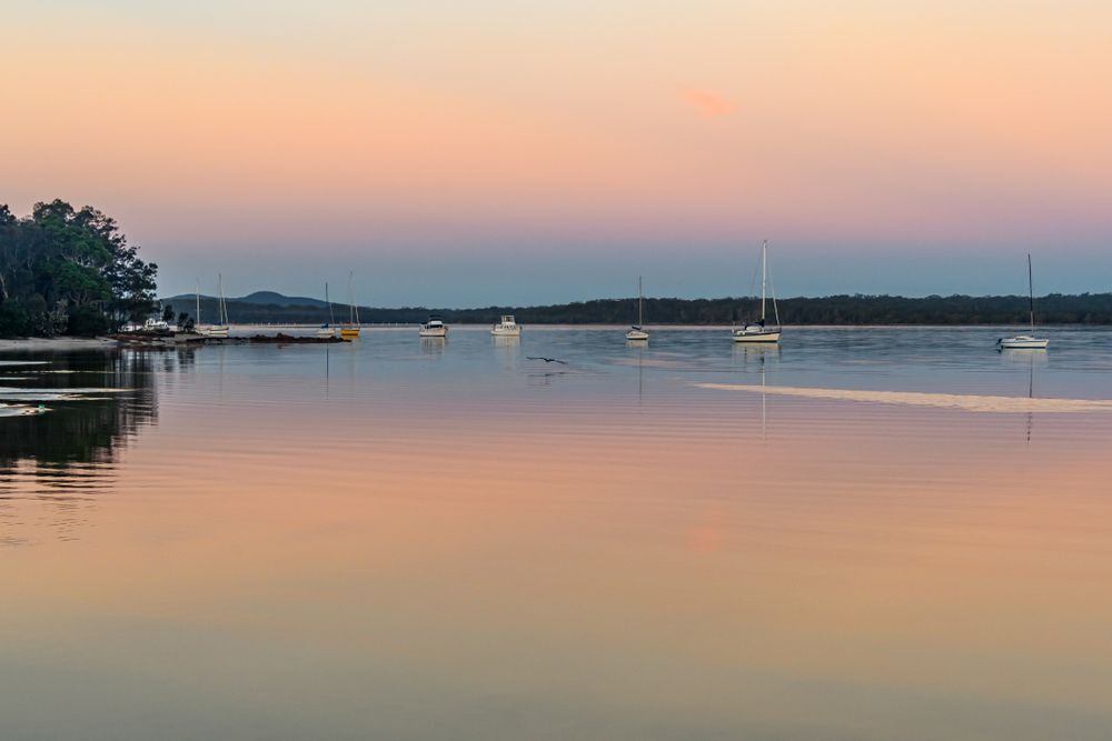 Sunset Waterscape of The Creek — Water Equipment in Mallabula, NSW