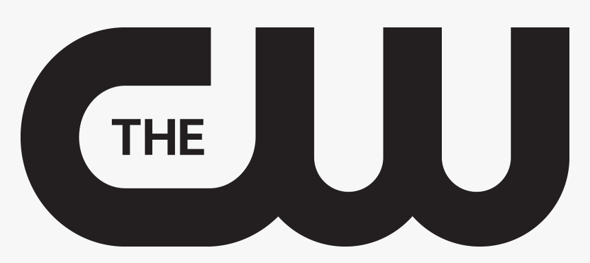 The CW television network logo: black