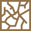 Beige geometric mosaic tile pattern with irregular interlocking shapes