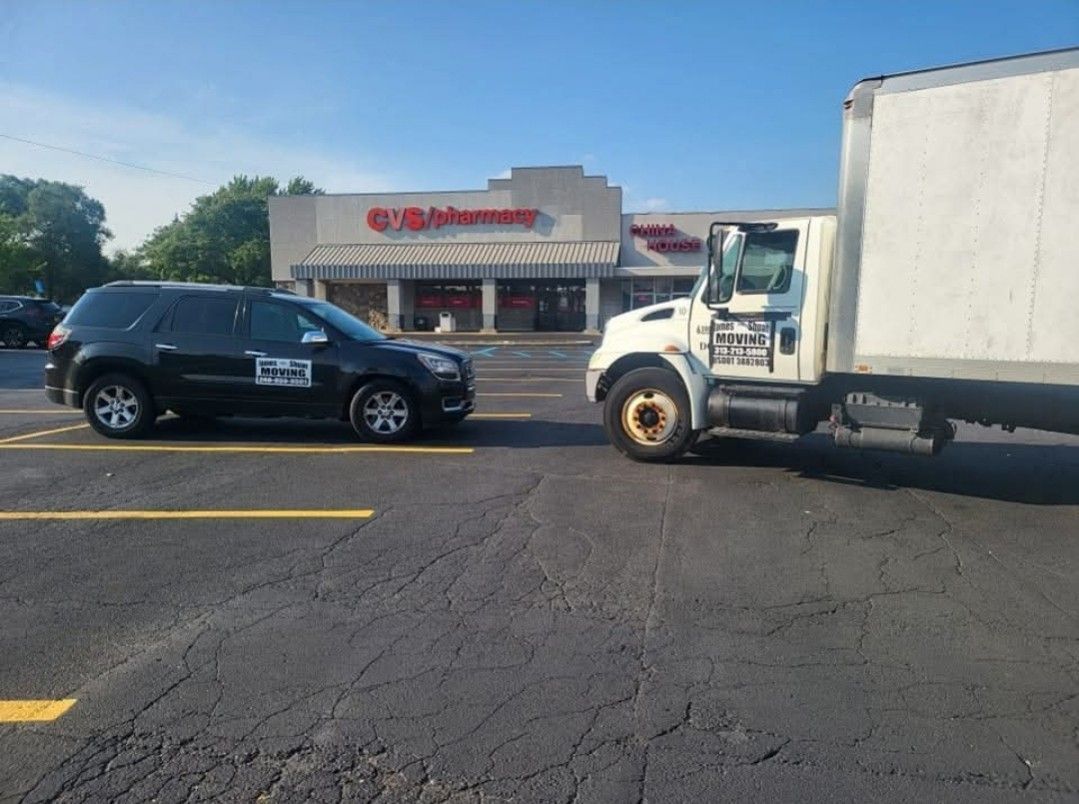 Two cars in parking
