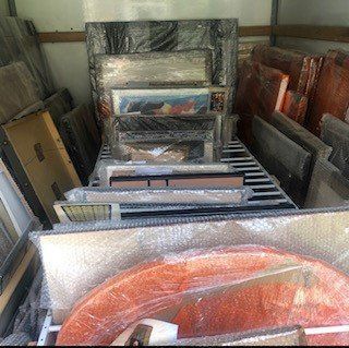 Moving the paintings