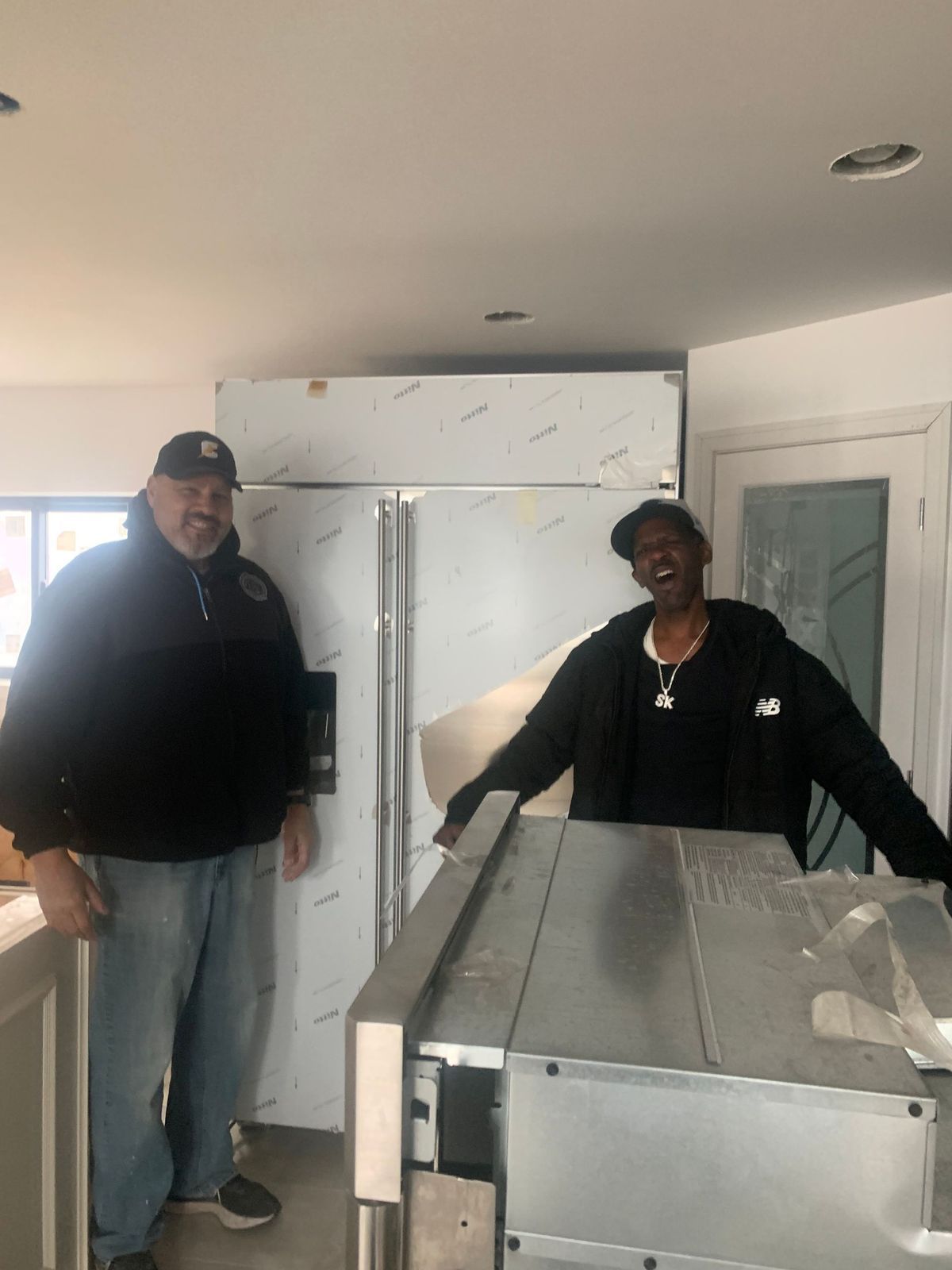 Moving refrigerator