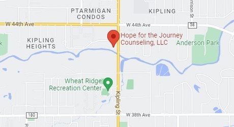 Map location for Hope for the Journey Counseling