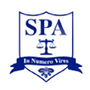 Blue shield logo with the letters