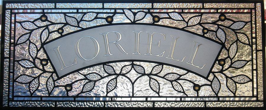 Stained Glass with Name —  Melbourne, VIC — Arcadia Leadlight & Stained Glass