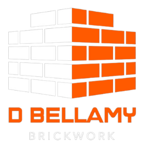A logo for a company called bellamy brickwork