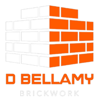 A logo for a company called bellamy brickwork