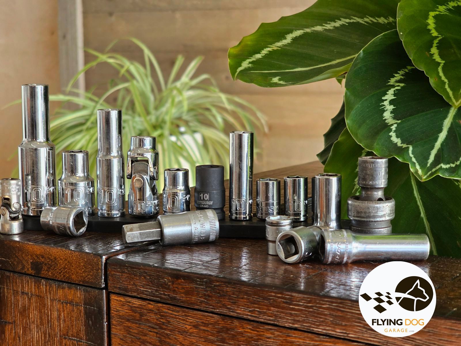 Collection of Shiny Metal Sockets | Flying Dog Garage