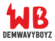 DemWavyBoyz WB logo representing wave culture and crown identity
