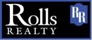 A blue realtor logo on a white background