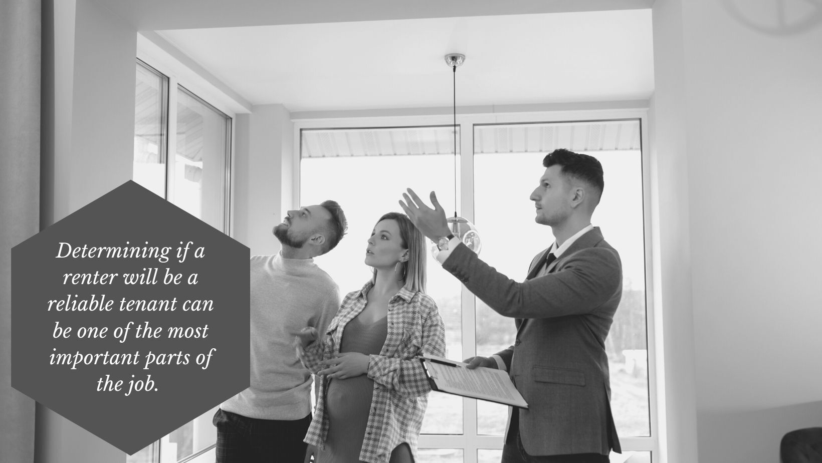renters looking at a house