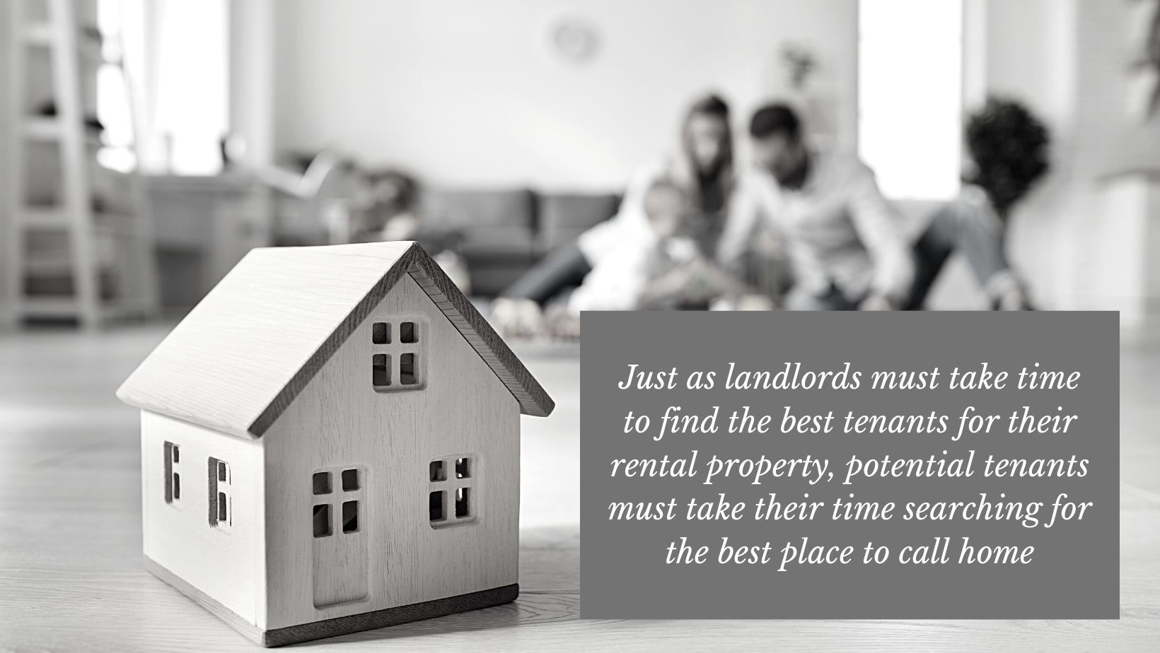 happy family looking for a rental property