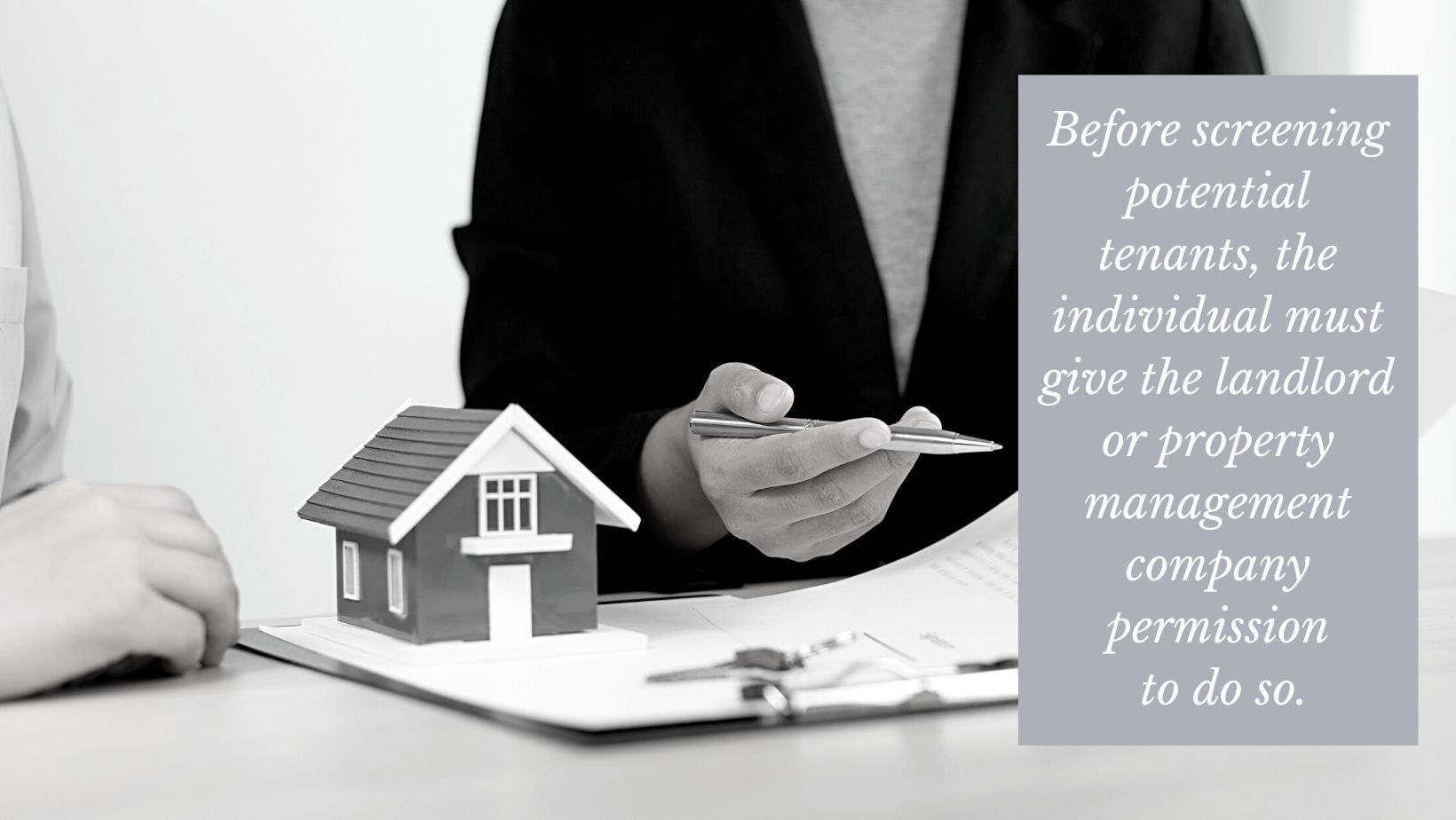 renter giving permission for a background check