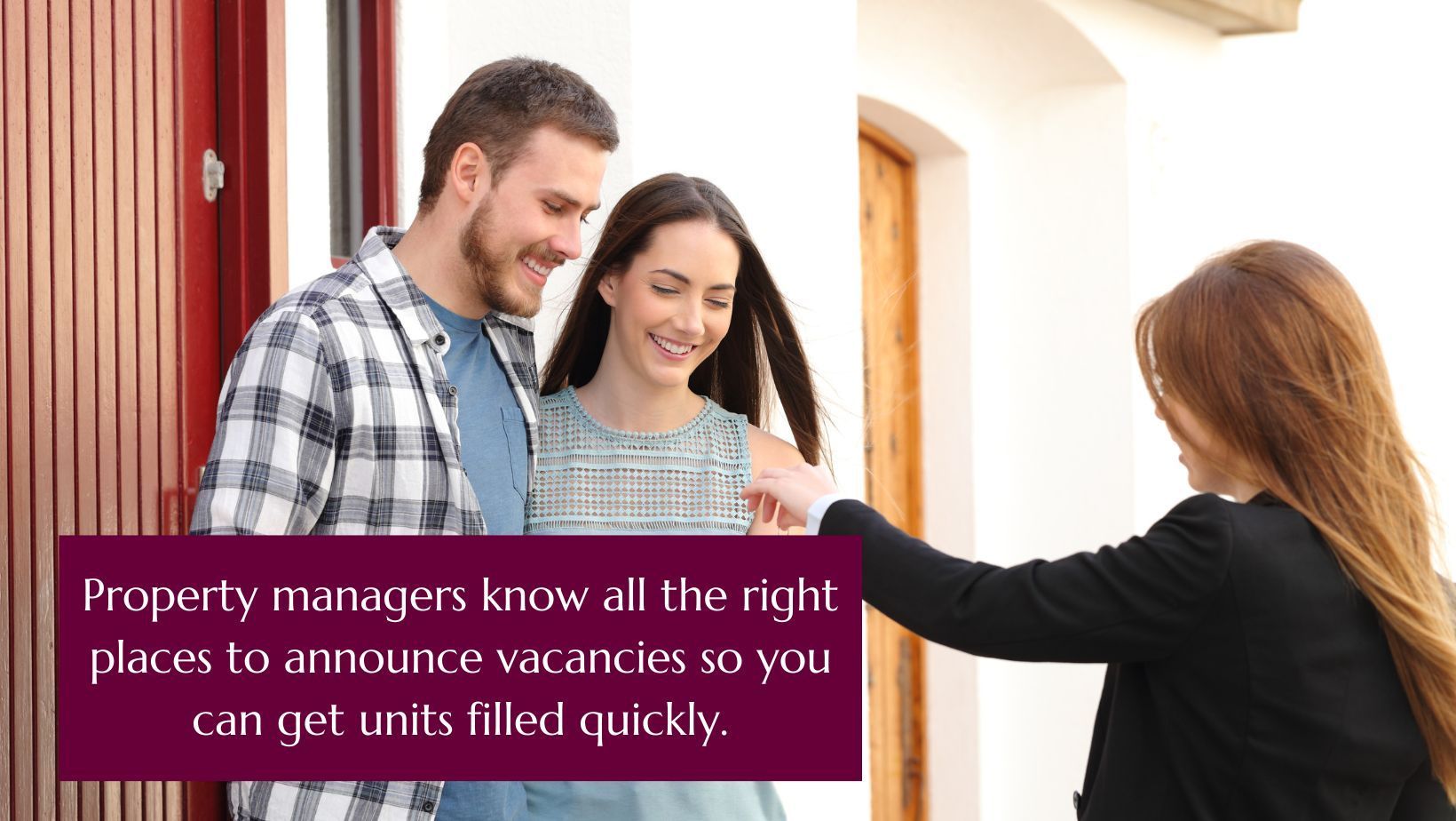 property manager finding renters for an apartment