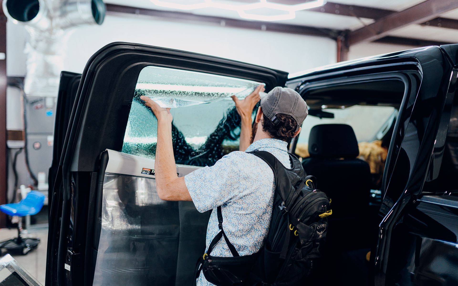 Window tinting service
