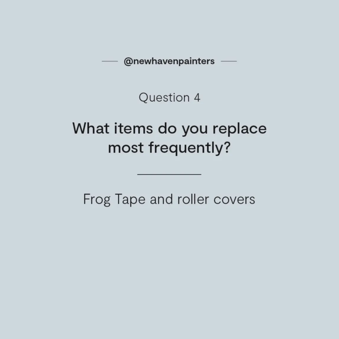Text on a light blue background: