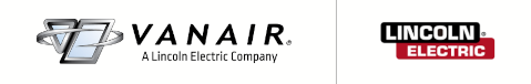 Logos for VANAIR and Lincoln Electric Company.