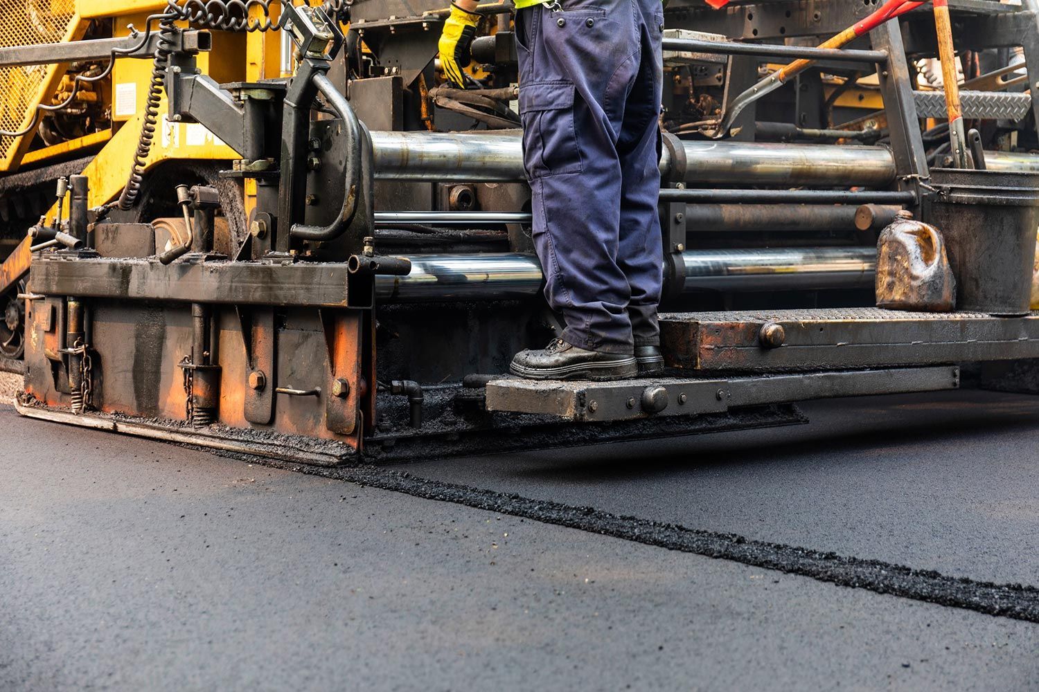 Asphalt Paving Machine — Harrisburg, NC — Bryer & Son Asphalt Paving