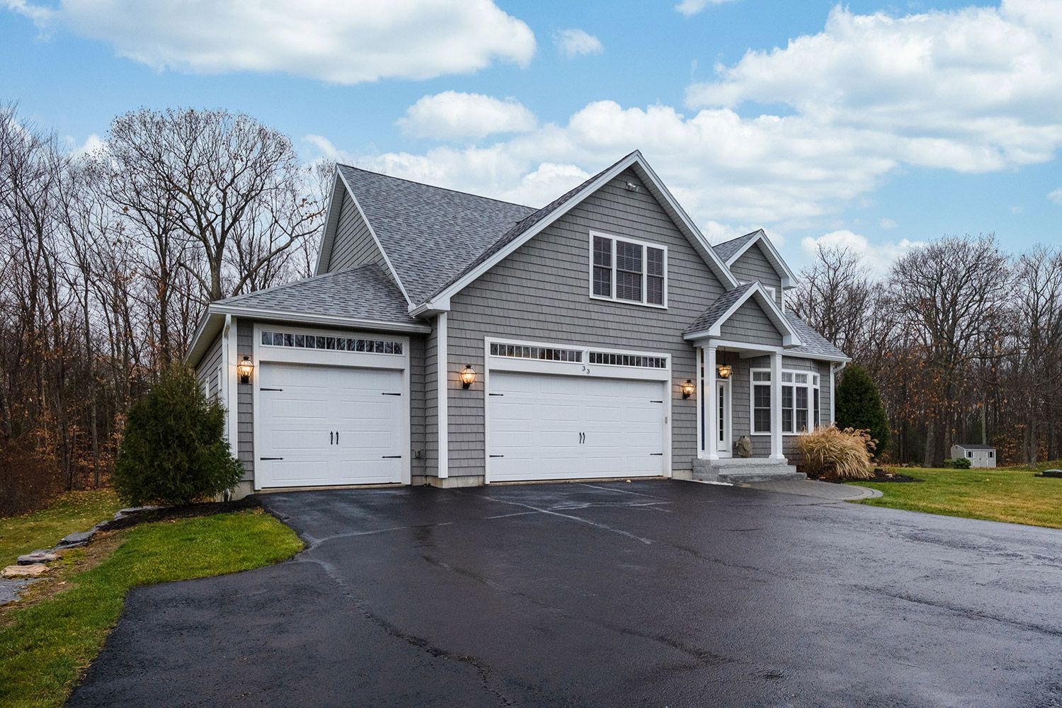 Home with Asphalt Driveway — Harrisburg, NC — Bryer & Son Asphalt Paving
