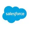 Salesforce logo: Blue cloud with 