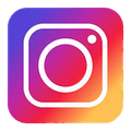 The Instagram app icon, featuring a white camera outline centered on a vibrant, multi-colored gradient square.