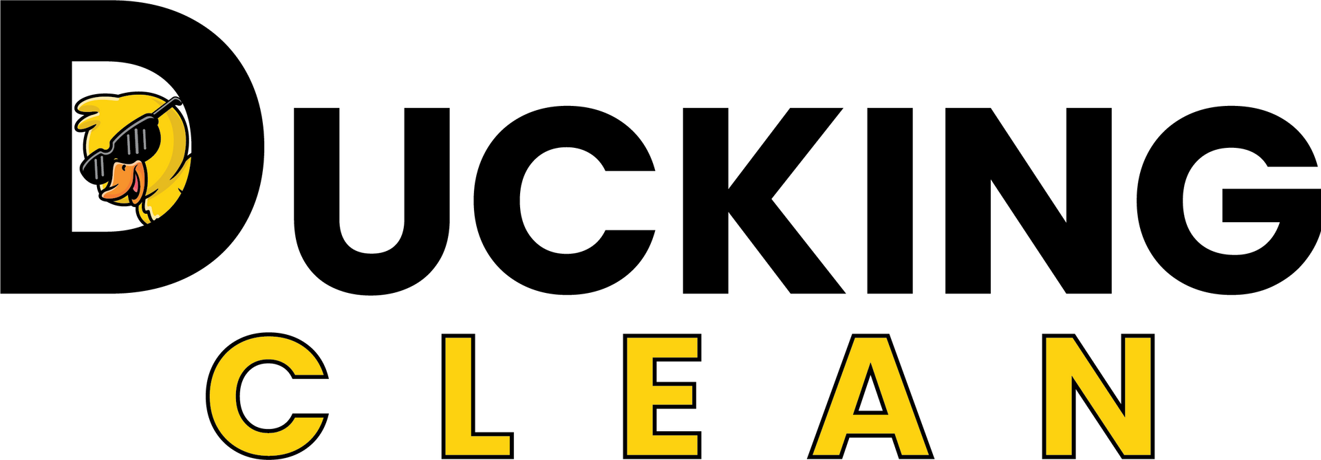 Ducking Clean Logo for Solar Cleaning and Window Cleaning in Yucaipa CA.