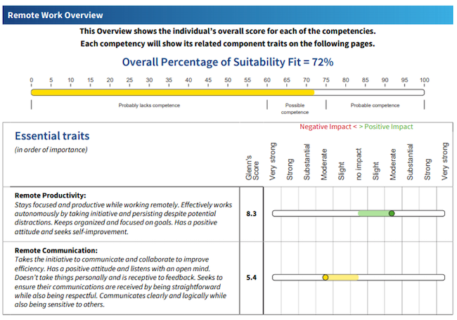 Sample Remote Work Analysis Overview Report