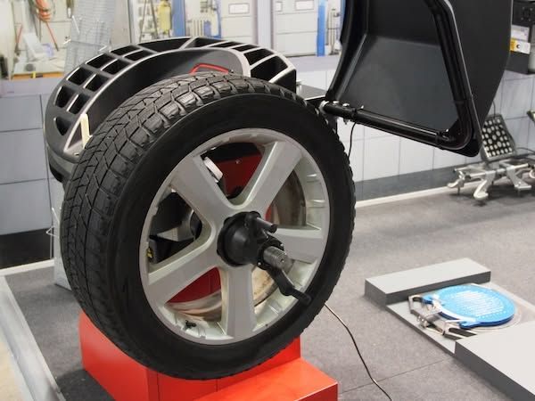 Vehicle Wheel And Tire On Alignment Equipment | Roadrunner Automotive and Diesel Repair, Inc.