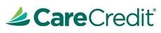 CareCredit logo: Green stylized leaves next to the words 