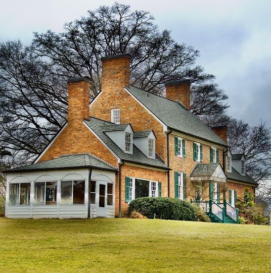 Elegant brown luxury house