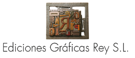 A logo for ediciones graficas rey s.l. is shown