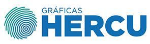 El logo de graficas hercu tiene una huella digital.