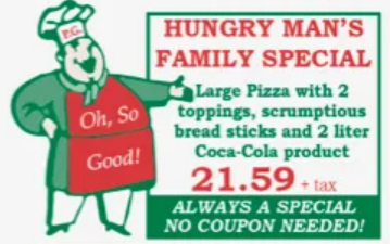 Coupon at Papa Gambino's — Pizza Restaurant in Bangor, ME