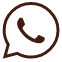 Ein Telefonsymbol in einer Sprechblase auf weißem Hintergrund.