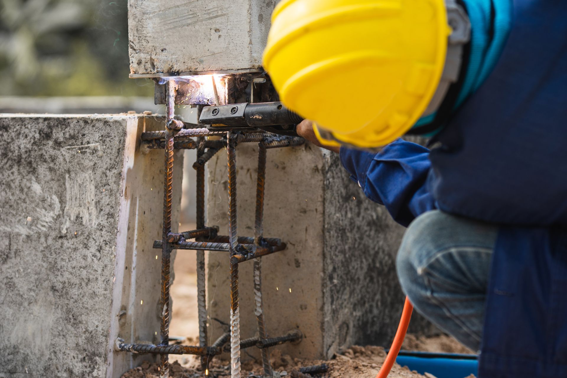 Metal and concrete welding